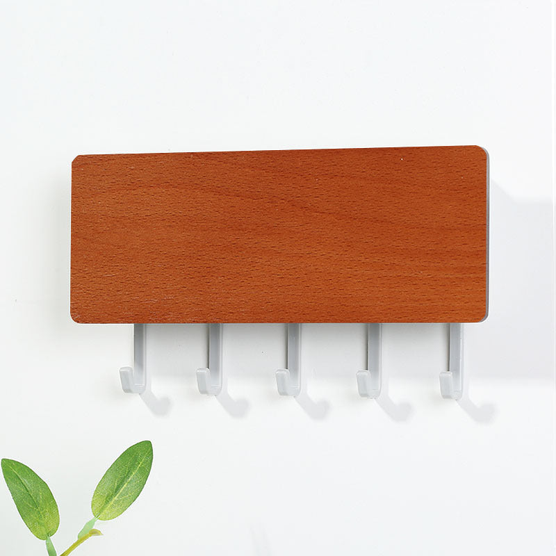 Multi-Purpose Wooden Plastic Wall Hook – Modern Design & Strong Hold