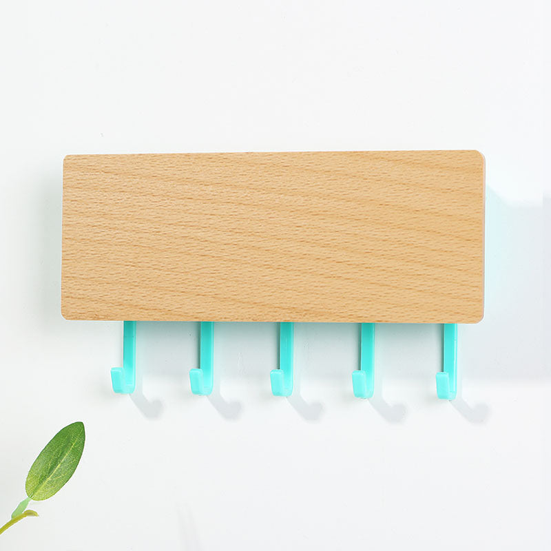 Multi-Purpose Wooden Plastic Wall Hook – Modern Design & Strong Hold