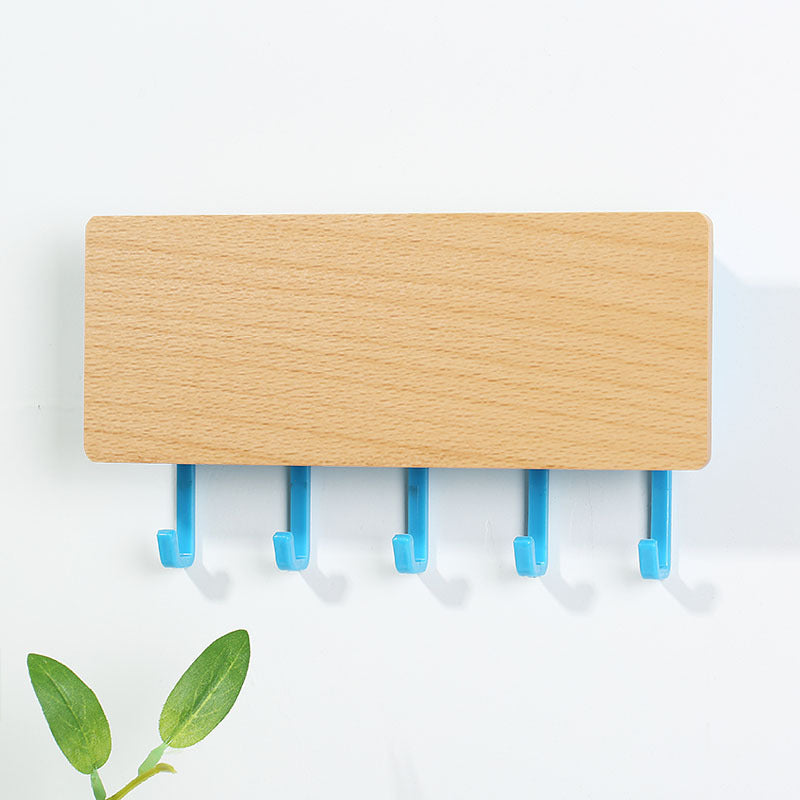 Multi-Purpose Wooden Plastic Wall Hook – Modern Design & Strong Hold