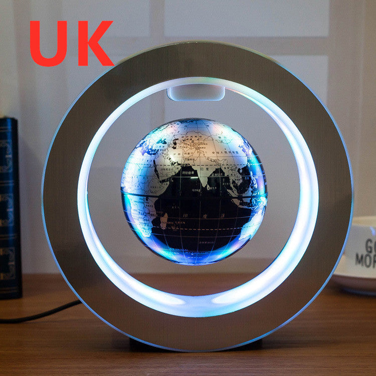 Round LED World Map Floating Globe - Magnetic Levitation Anti-Gravity Light