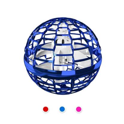 Flying Orb Ball with Magic Wand, Light Up Fidget Spinner, Glow in The Dark, Hand Operated Drones for Kids