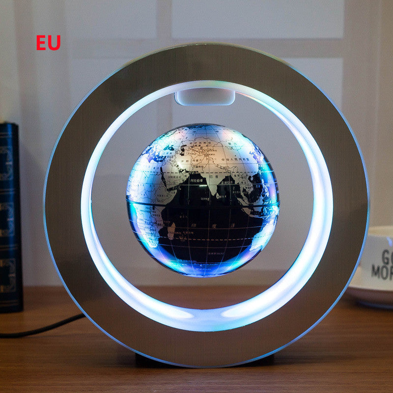 Round LED World Map Floating Globe - Magnetic Levitation Anti-Gravity Light
