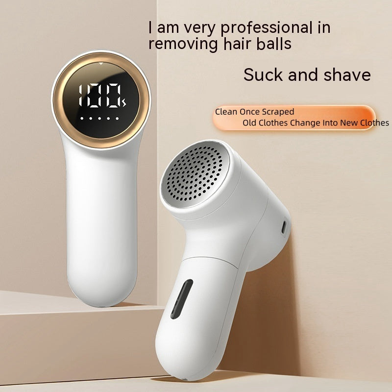 Rechargeable Digital Fur Ball Trimmer - Suction Ball Scraper for Sweaters & Coats