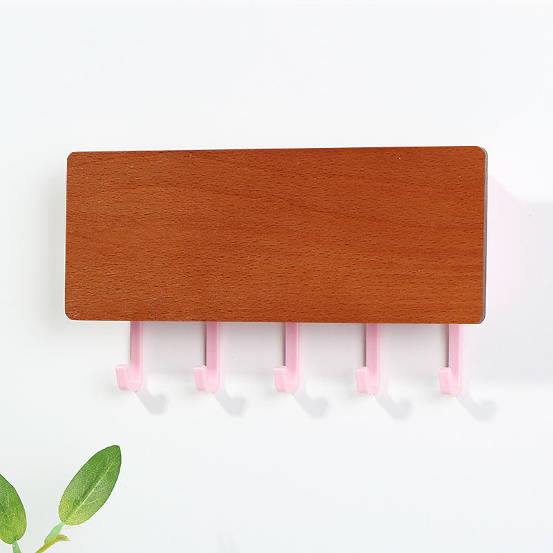 Multi-Purpose Wooden Plastic Wall Hook – Modern Design & Strong Hold