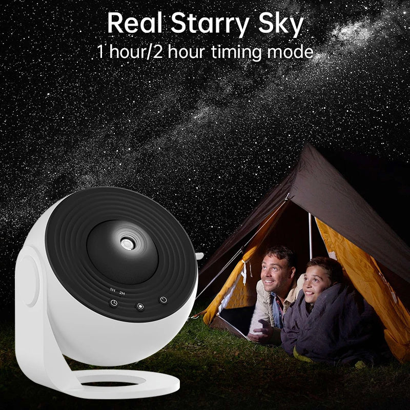 Night Light Galaxy Projector Starry Sky Projector 360 Rotate Planetarium Lamp Bedroom