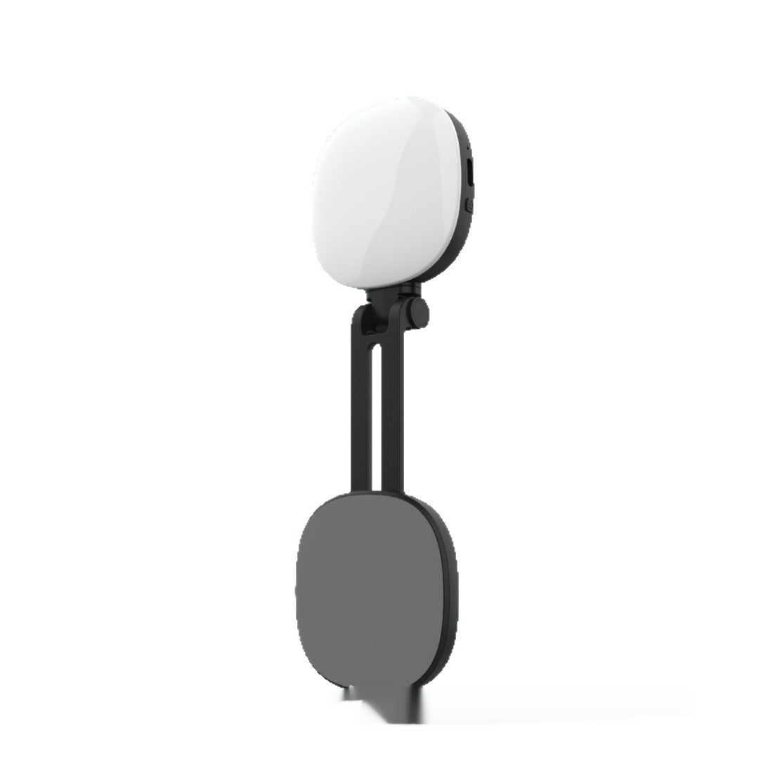 White magnetic selfie LED light