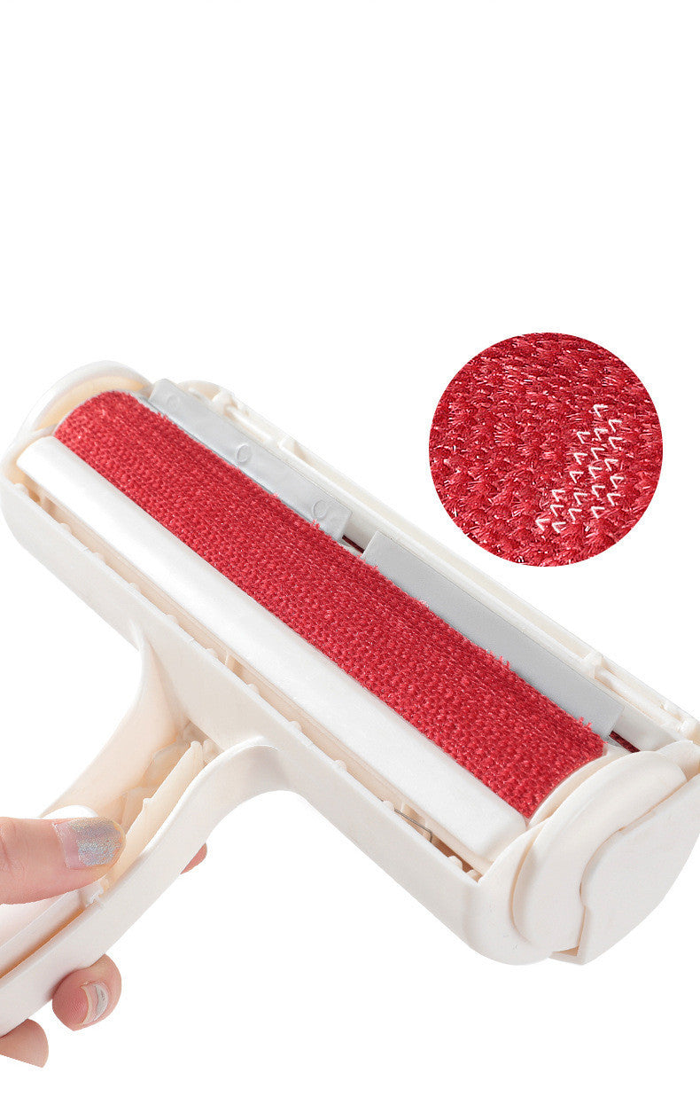 Pet Hair Remover and Reusable Lint Roller - Portable, Multi-Surface Fur Removal Tool