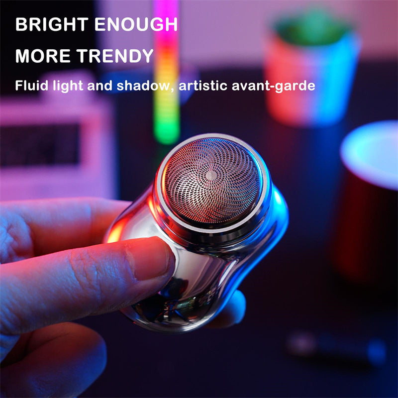 Mini Portable Cordless Face Shaver - USB Rechargeable, Wet & Dry, Painless Shaving for Men