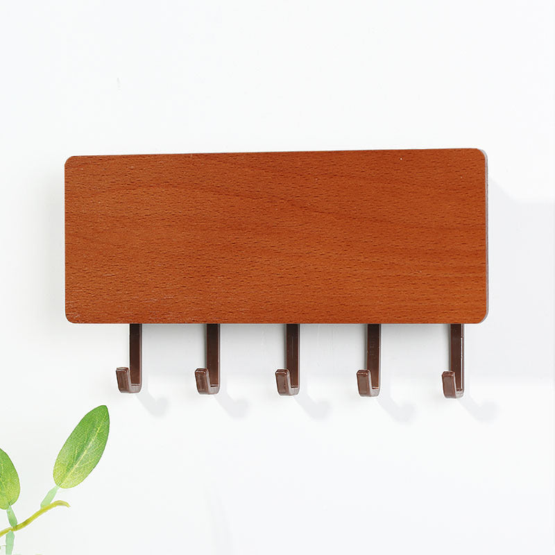 Multi-Purpose Wooden Plastic Wall Hook – Modern Design & Strong Hold