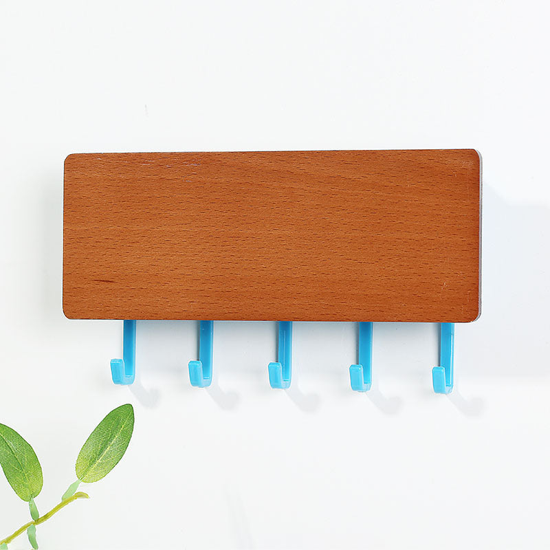 Multi-Purpose Wooden Plastic Wall Hook – Modern Design & Strong Hold