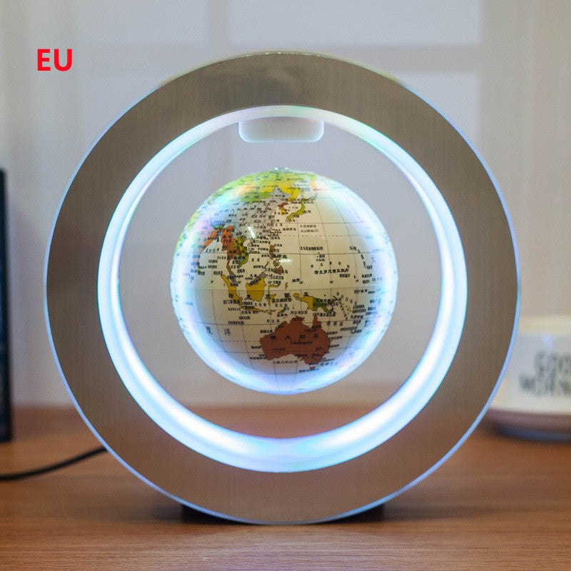 Round LED World Map Floating Globe - Magnetic Levitation Anti-Gravity Light