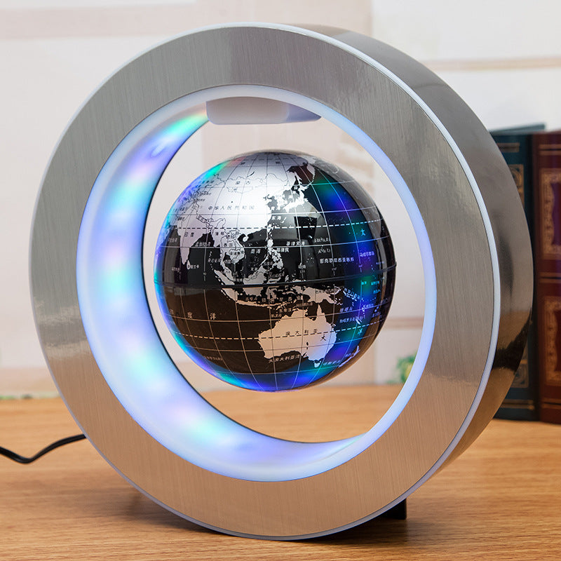 Round LED World Map Floating Globe - Magnetic Levitation Anti-Gravity Light