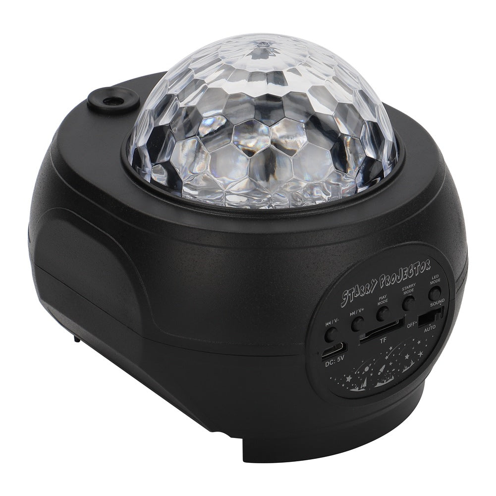 LED Star Ocean Wave Projector Night Light Lamp With Music Bluetooth Speaker