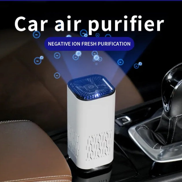 Car Air Purifier - Car Air Freshener- Ions Air Purifier for Personal Space - Negative Ion Generator