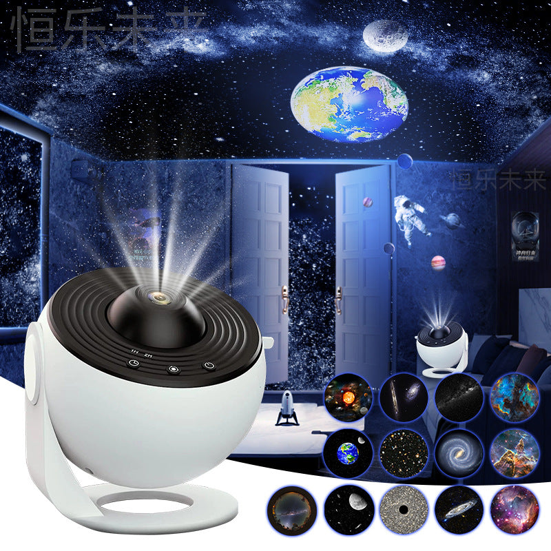 Night Light Galaxy Projector Starry Sky Projector 360 Rotate Planetarium Lamp Bedroom