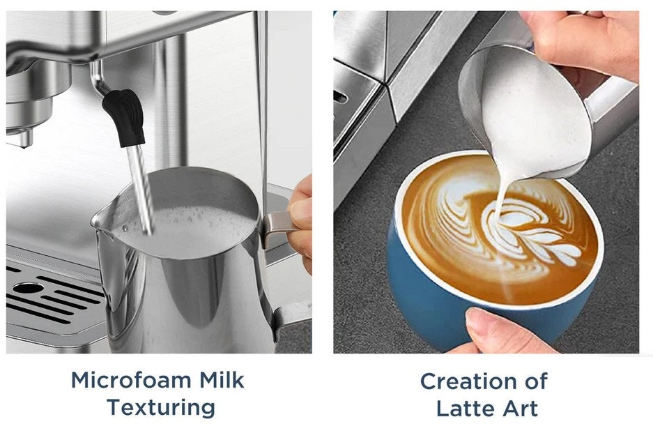 Geek Chef Espresso Machine - 20 Bar Espresso Machine With Milk Frother For Latte, Cappuccino, Macchiato