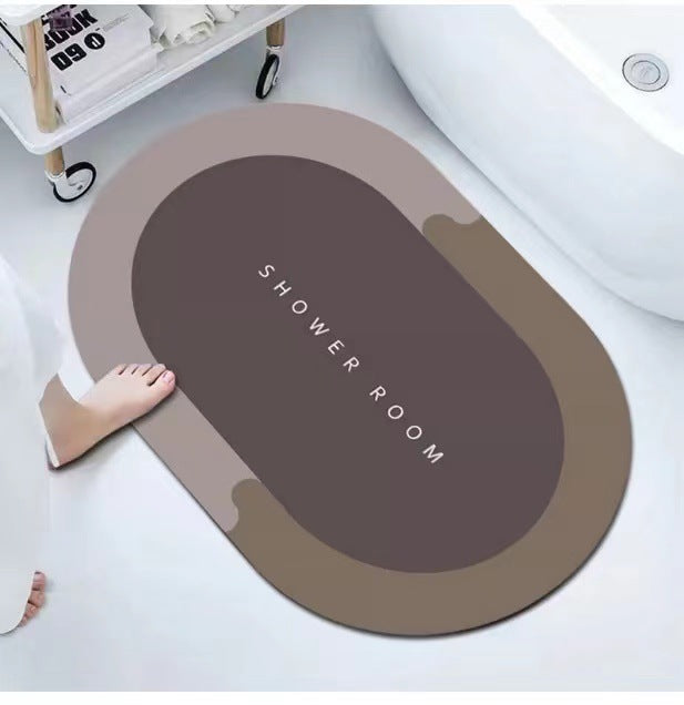 Absorbent Foot Mat Soft Cushion Thickening And Quick-Drying