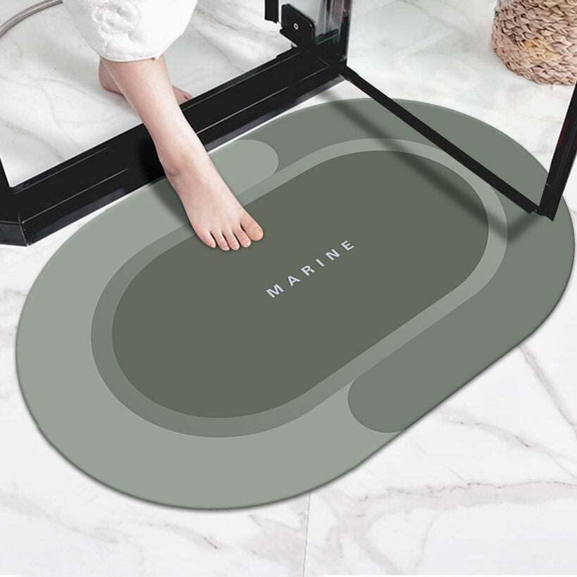 Absorbent Foot Mat Soft Cushion Thickening And Quick-Drying