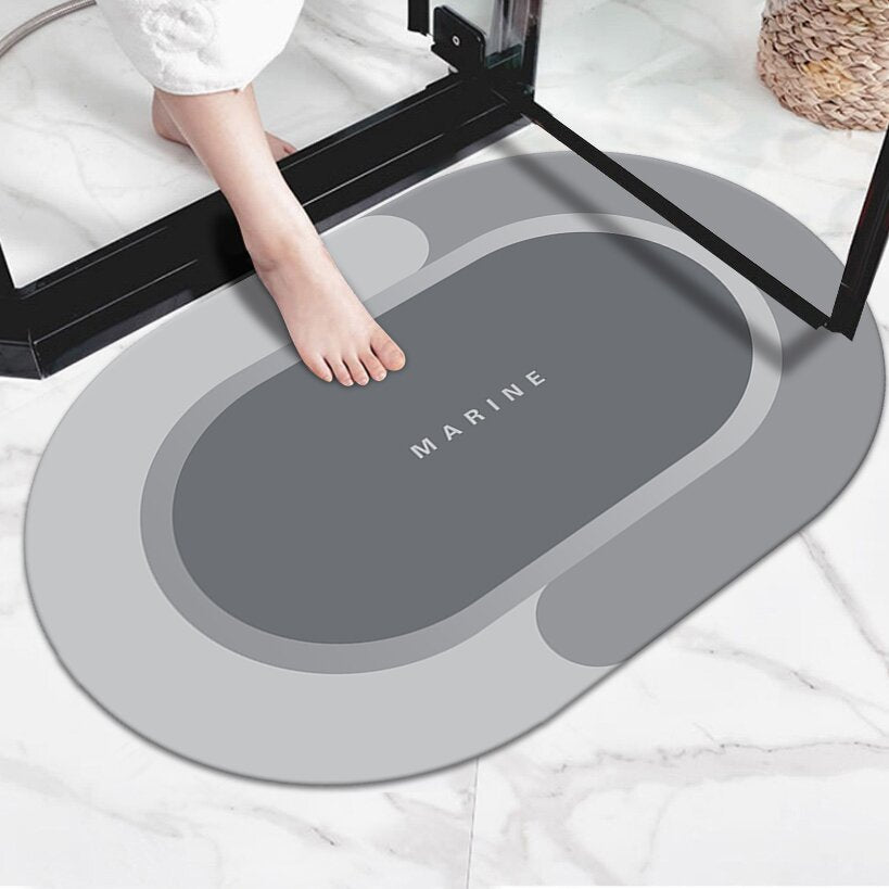 Absorbent Foot Mat Soft Cushion Thickening And Quick-Drying