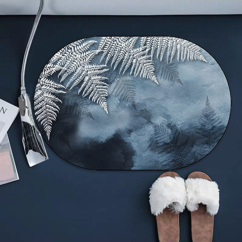 Absorbent Foot Mat Soft Cushion Thickening And Quick-Drying