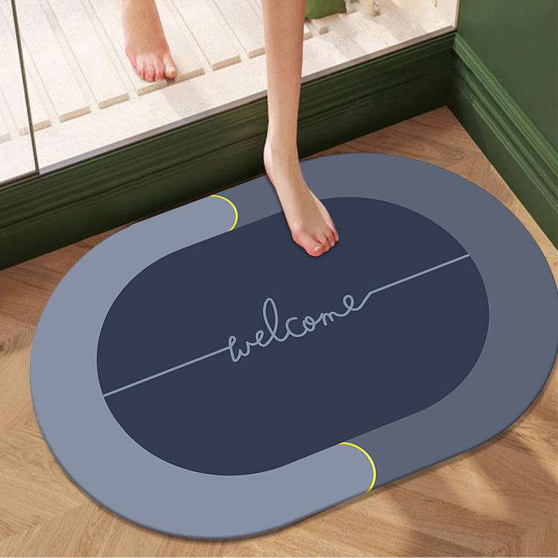 Absorbent Foot Mat Soft Cushion Thickening And Quick-Drying