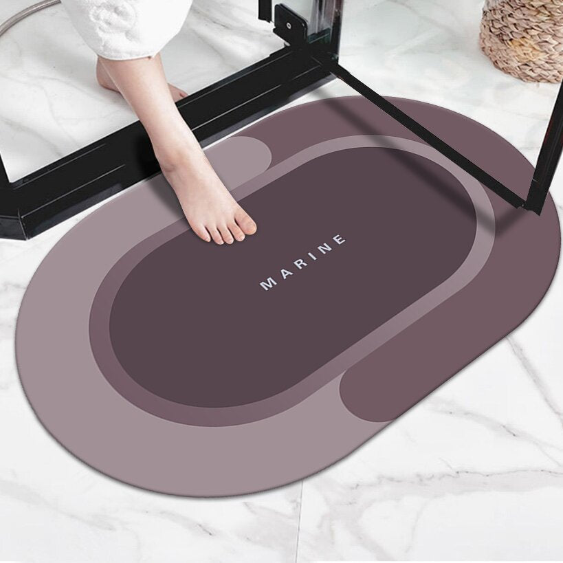 Absorbent Foot Mat Soft Cushion Thickening And Quick-Drying