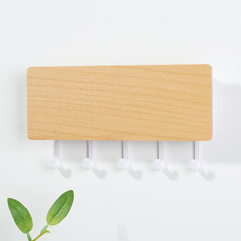 Multi-Purpose Wooden Plastic Wall Hook – Modern Design & Strong Hold