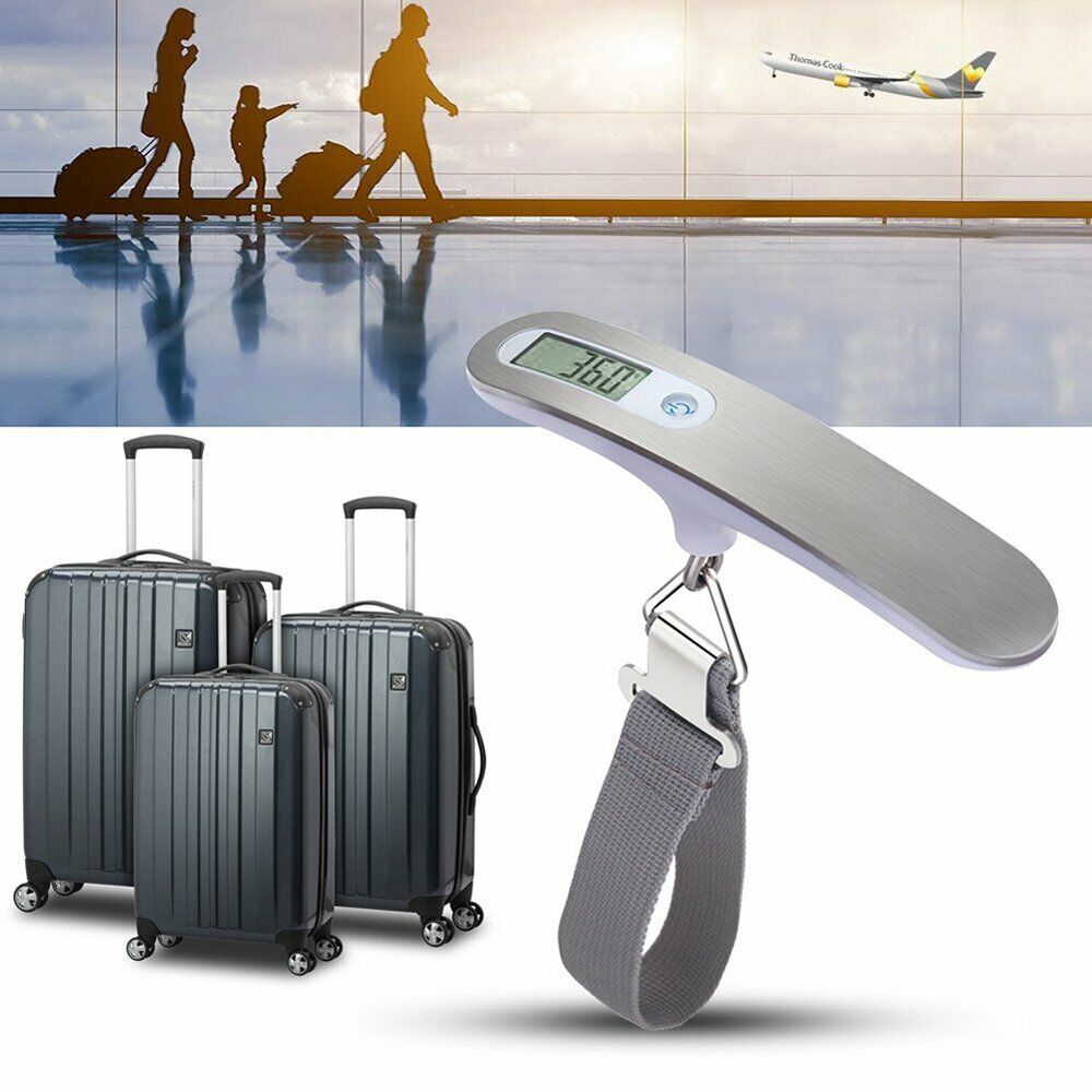 LCD Digital Luggage Weight Scale - 50kg/110lb Electronic Scale