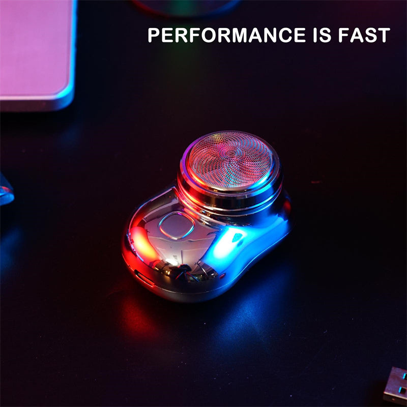 Mini Portable Cordless Face Shaver - USB Rechargeable, Wet & Dry, Painless Shaving for Men