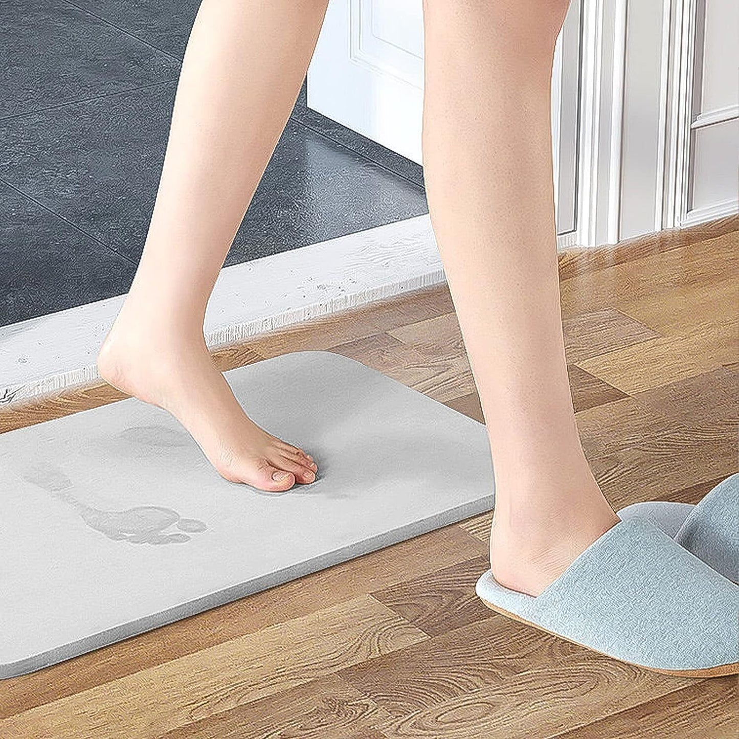 Absorbent Stone Bath Mat Rugs Non-Slip Mat