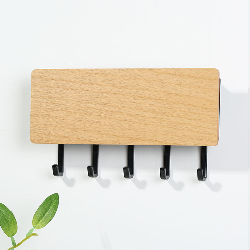 Multi-Purpose Wooden Plastic Wall Hook – Modern Design & Strong Hold
