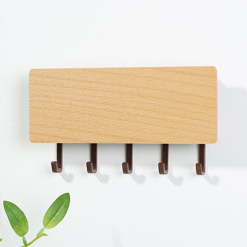 Multi-Purpose Wooden Plastic Wall Hook – Modern Design & Strong Hold