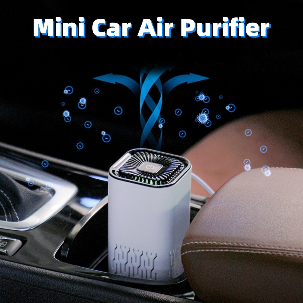 Car Air Purifier - Car Air Freshener- Ions Air Purifier for Personal Space - Negative Ion Generator