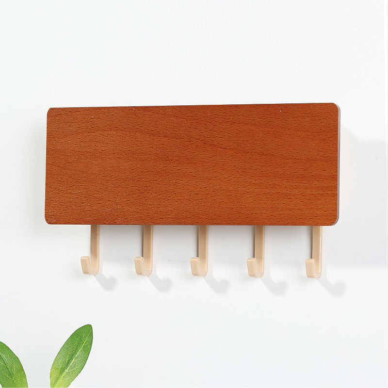 Multi-Purpose Wooden Plastic Wall Hook – Modern Design & Strong Hold