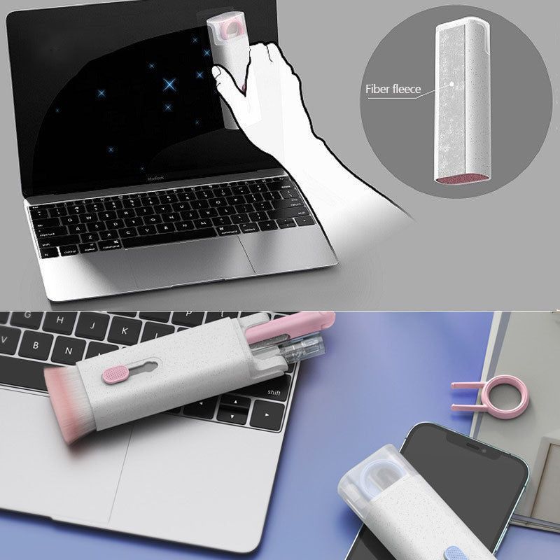 Multifunctional Bluetooth Headset Cleaning Pen Set and Keyboard Cleaner Kit – Keycap Puller & Cleaning Tools