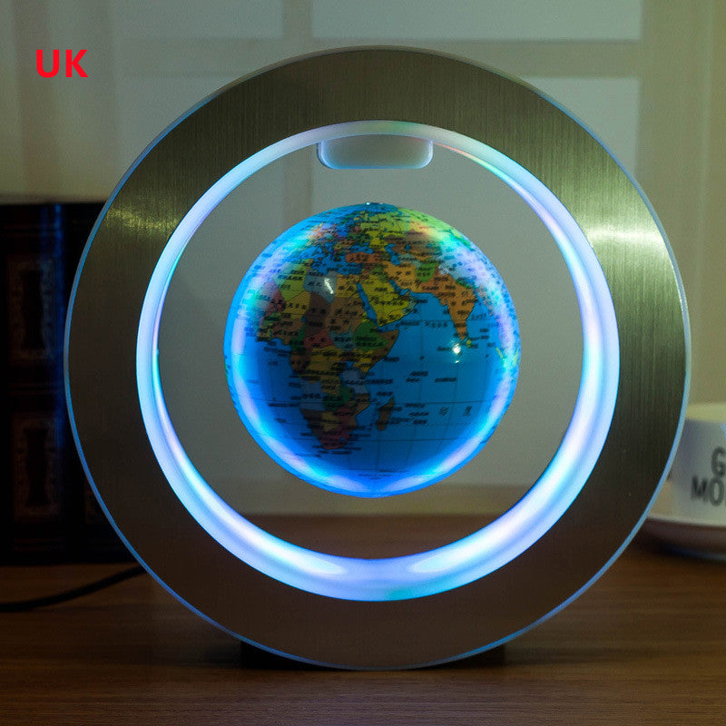 Round LED World Map Floating Globe - Magnetic Levitation Anti-Gravity Light