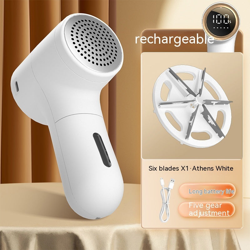 Rechargeable Digital Fur Ball Trimmer - Suction Ball Scraper for Sweaters & Coats