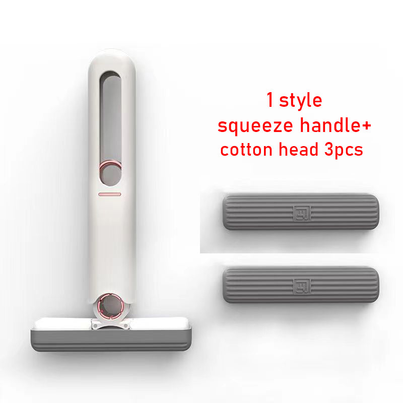 Mini Mops Floor Cleaning Sponge Squeeze Mop - Portable Household Cleaning Tool for Home, Car, Glass, Screen & Desk