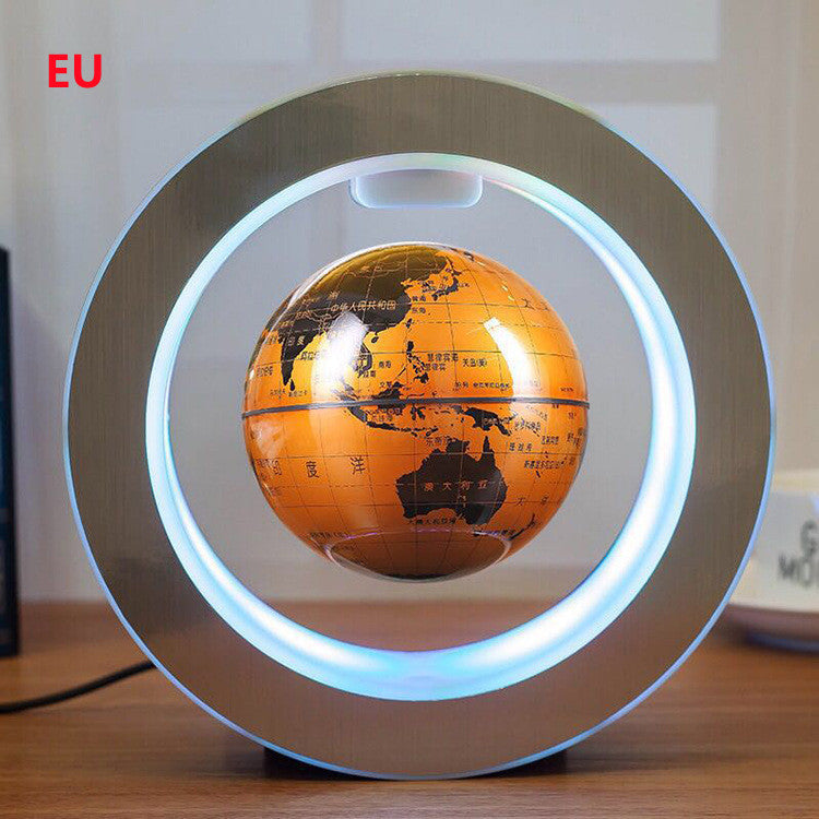 Round LED World Map Floating Globe - Magnetic Levitation Anti-Gravity Light