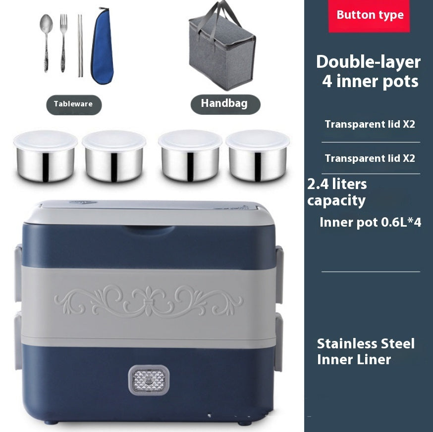 2.4L double-layer electric lunch box