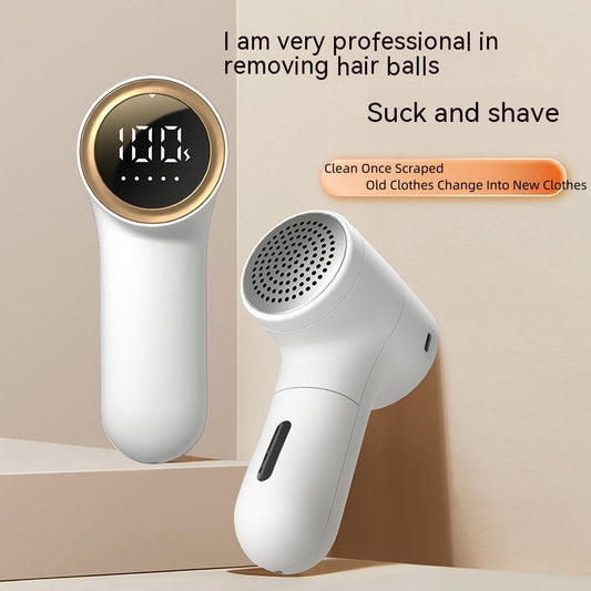Rechargeable Digital Fur Ball Trimmer - Suction Ball Scraper for Sweaters & Coats