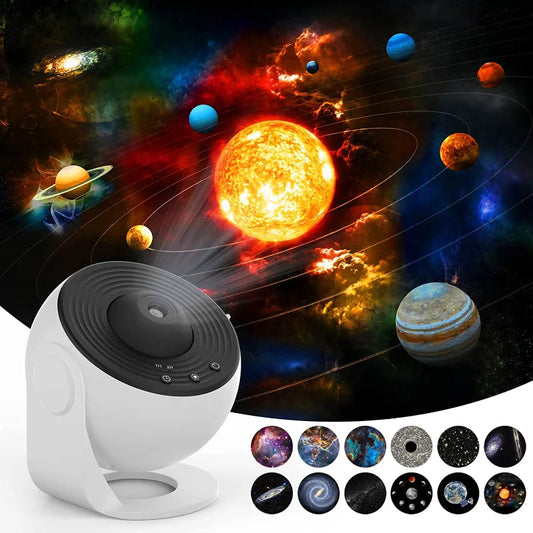 Night Light Galaxy Projector Starry Sky Projector 360 Rotate Planetarium Lamp Bedroom