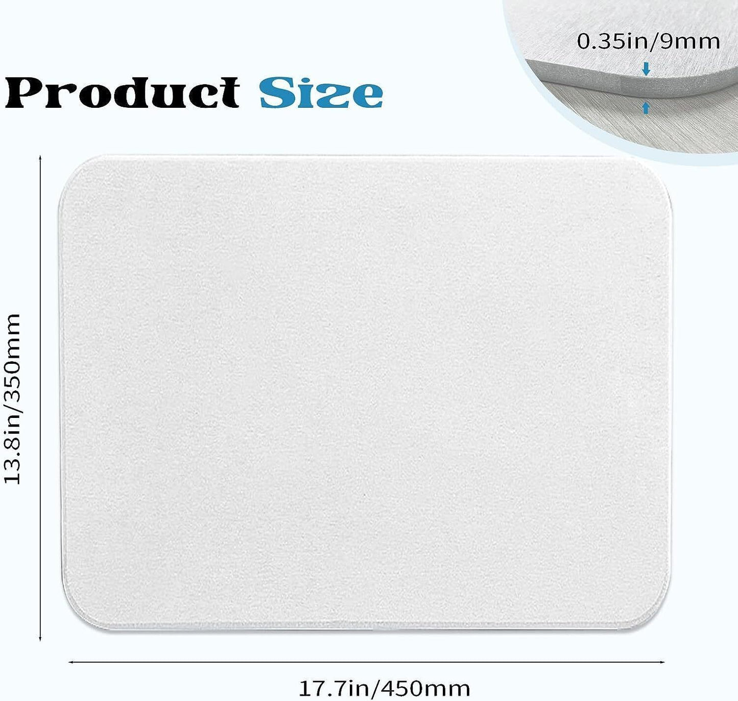 Absorbent Stone Bath Mat Rugs Non-Slip Mat