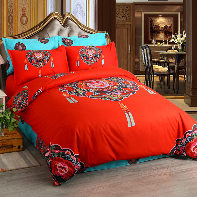 Four-Piece Sanded Bed Sheet