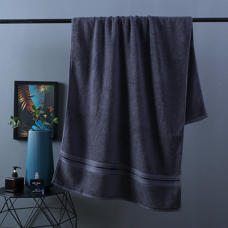 Premium Pure Cotton Thick Bath Towel Set - Ultra Absorbent & Soft