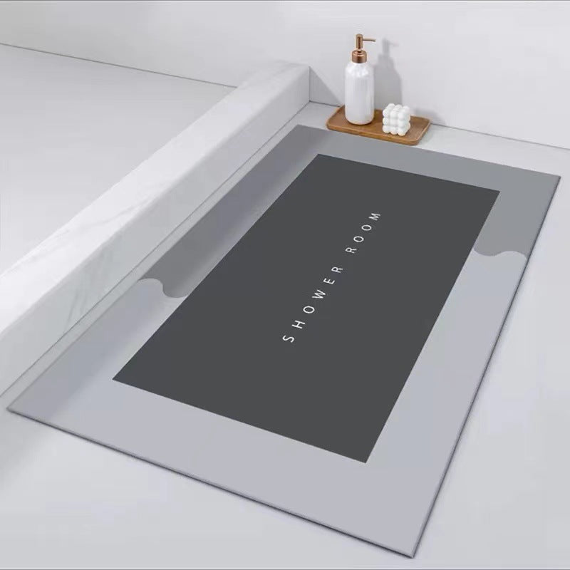 Absorbent Foot Mat Soft Cushion Thickening And Quick-Drying