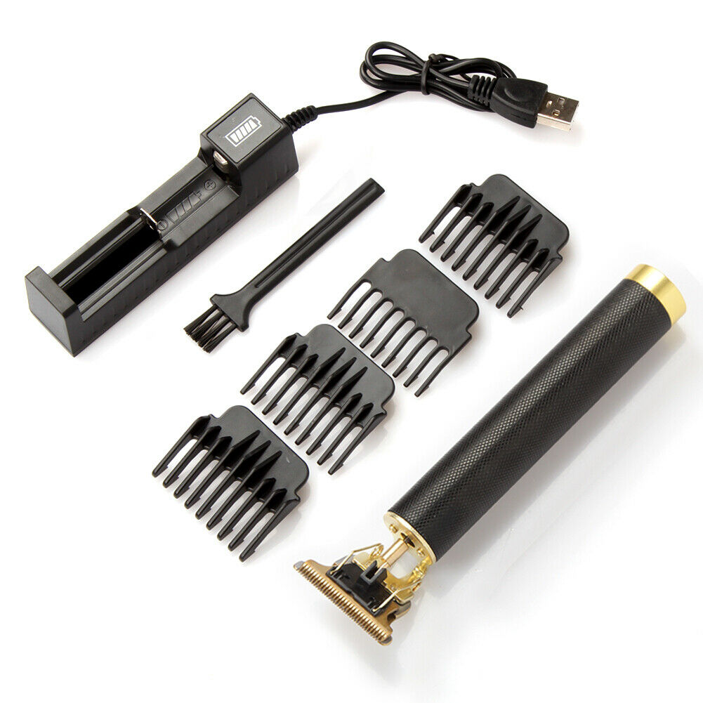 USB Electric Hair Clippers - Professional Men's Grooming Kit - Rechargeable Shaver