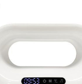3-in-1 Smart LED Night Light: RGB Desk Lamp, Wireless Charger & Alarm Clock with App Control