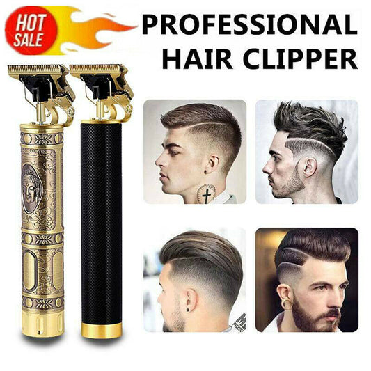 USB Electric Hair Clippers - Professional Men's Grooming Kit - Rechargeable Shaver